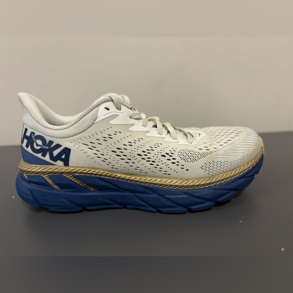Hoka One One Clifton 7 1110509/TVID Running Shoes For Woman’s Size US 8 Cream - Picture 12 of 14